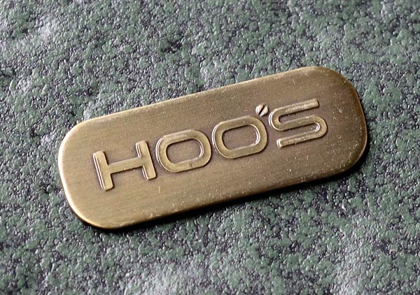 锌合金箱包标牌