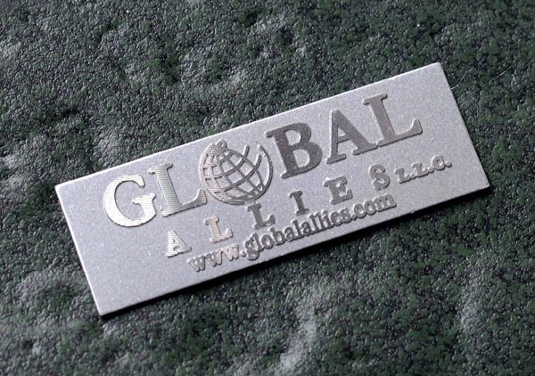 高光铝合金标牌制作