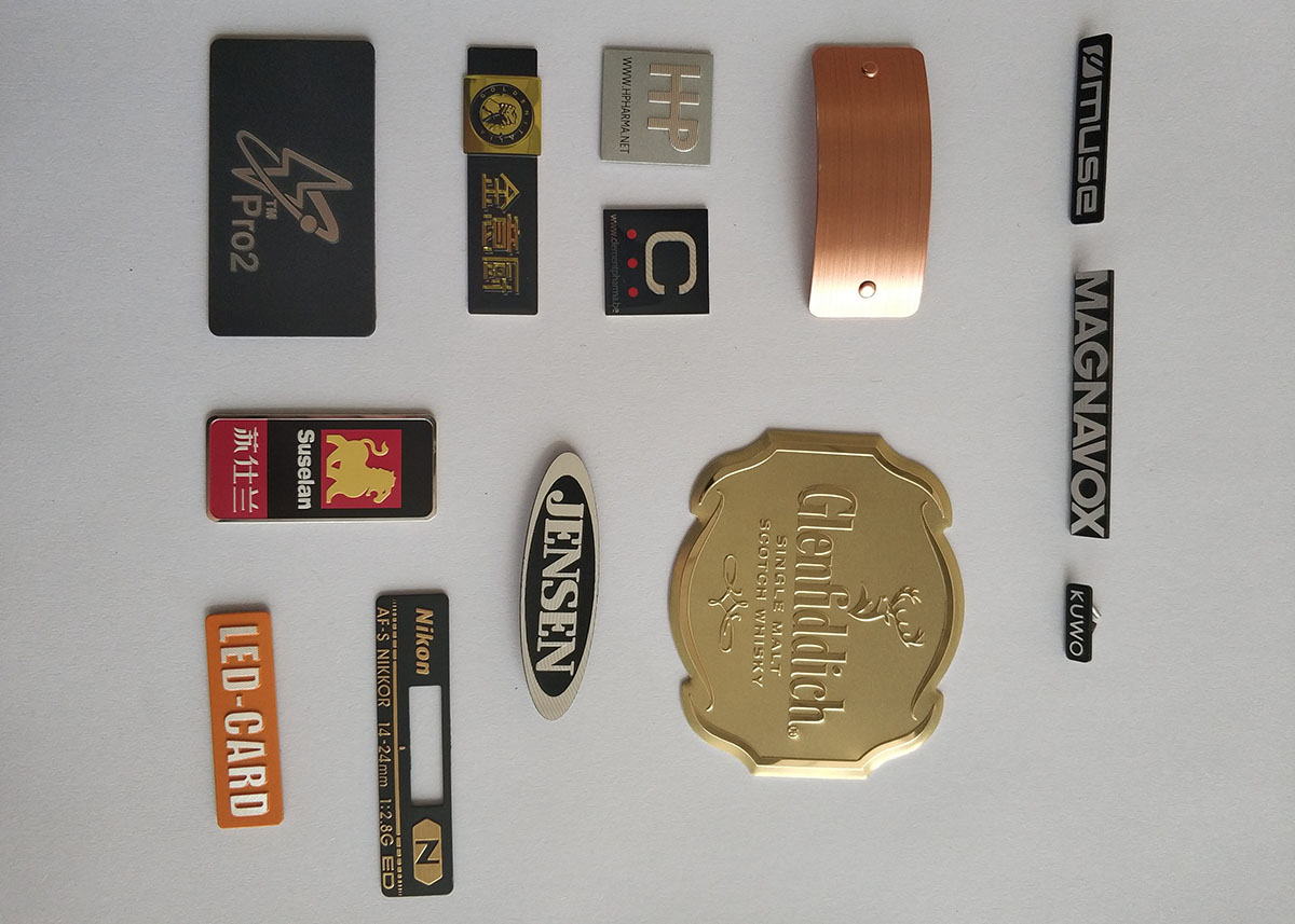 酒标铝彩印冲压标牌