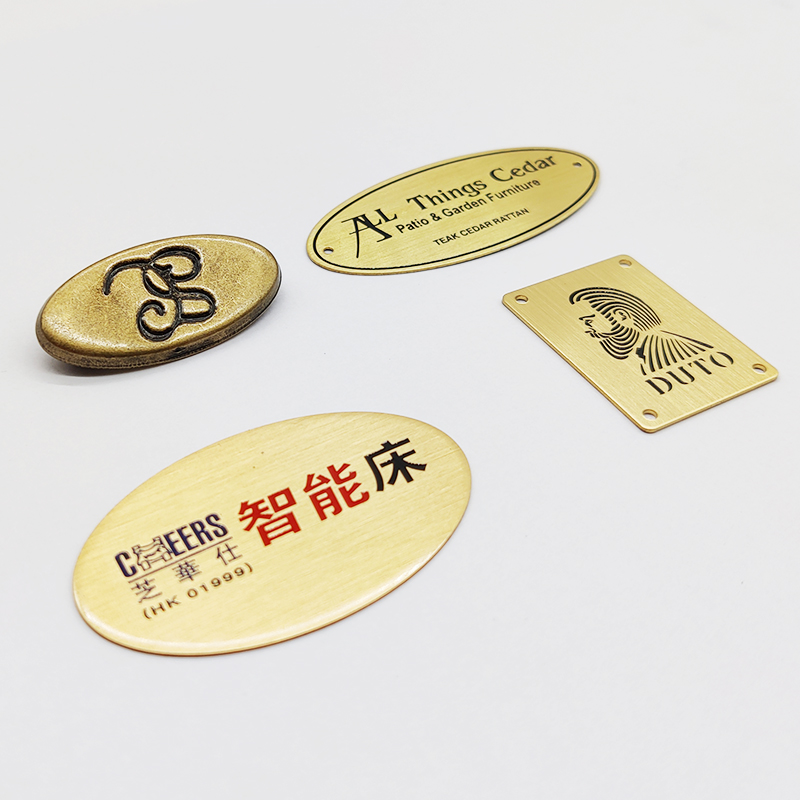 锌合金家具标牌